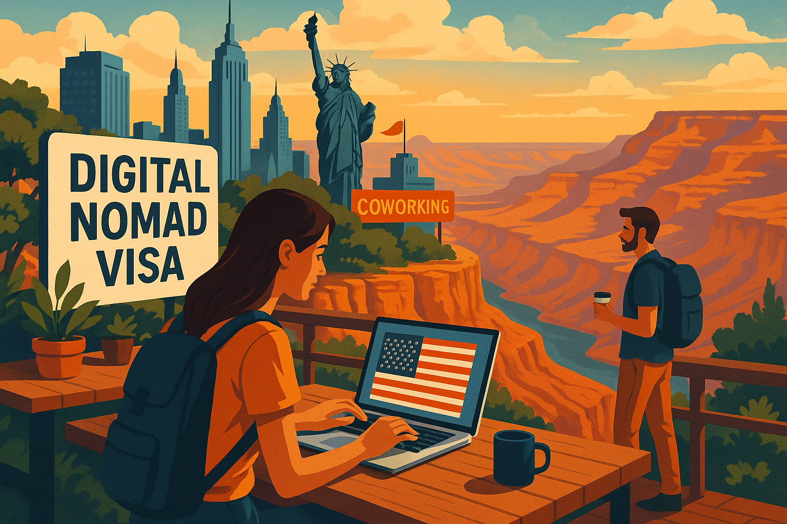 Explore and work in the USA